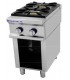 COCINA INDUSTRIAL A GAS GAMA 900 2 FUEGOS CON SOPORTE