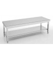 MESA CENTRAL ALTURA 600/700 CON ESTANTE 1000X600