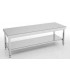 MESA CENTRAL ALTURA 600/700 CON ESTANTE 1800X600