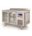 BAJOMOSTRADOR REFRIGERADO GASTRONORM S-LINE 2 PUERTAS DE CRISTAL