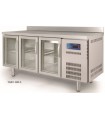 BAJOMOSTRADOR REFRIGERADO GASTRONORM S-LINE 3 PUERTAS DE CRISTAL