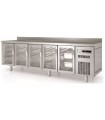 BAJOMOSTRADOR REFRIGERADO GASTRONORM S-LINE 5 PUERTAS DE CRISTAL